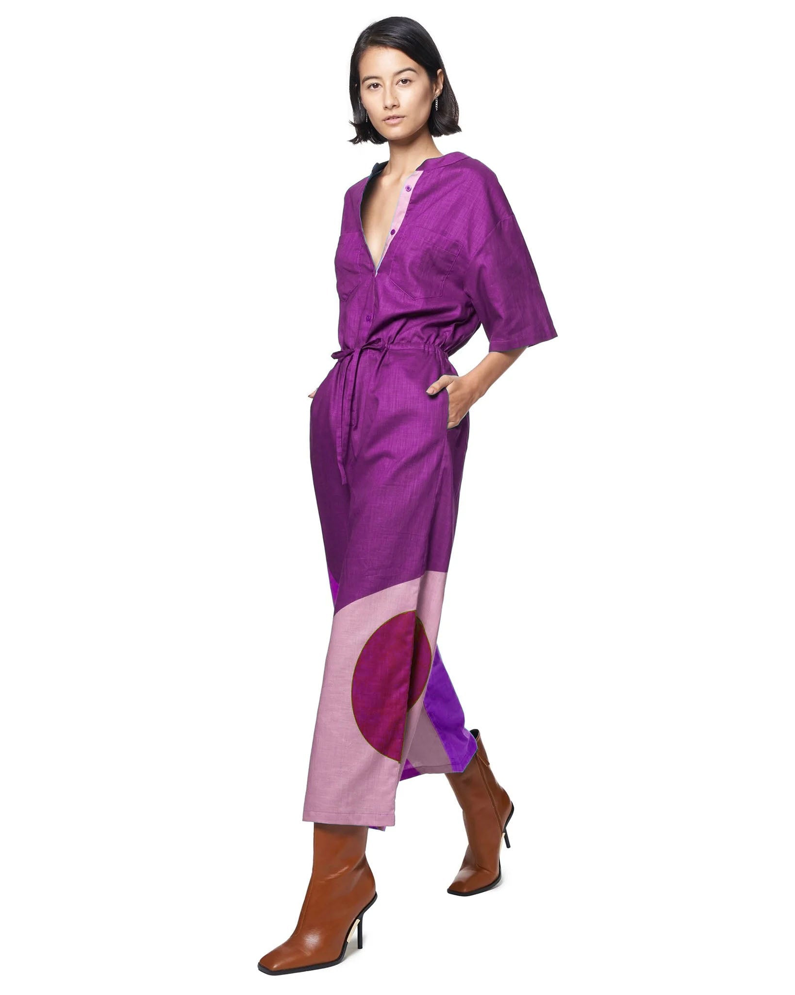 Issa Jumpsuit | Violet Cut Paper