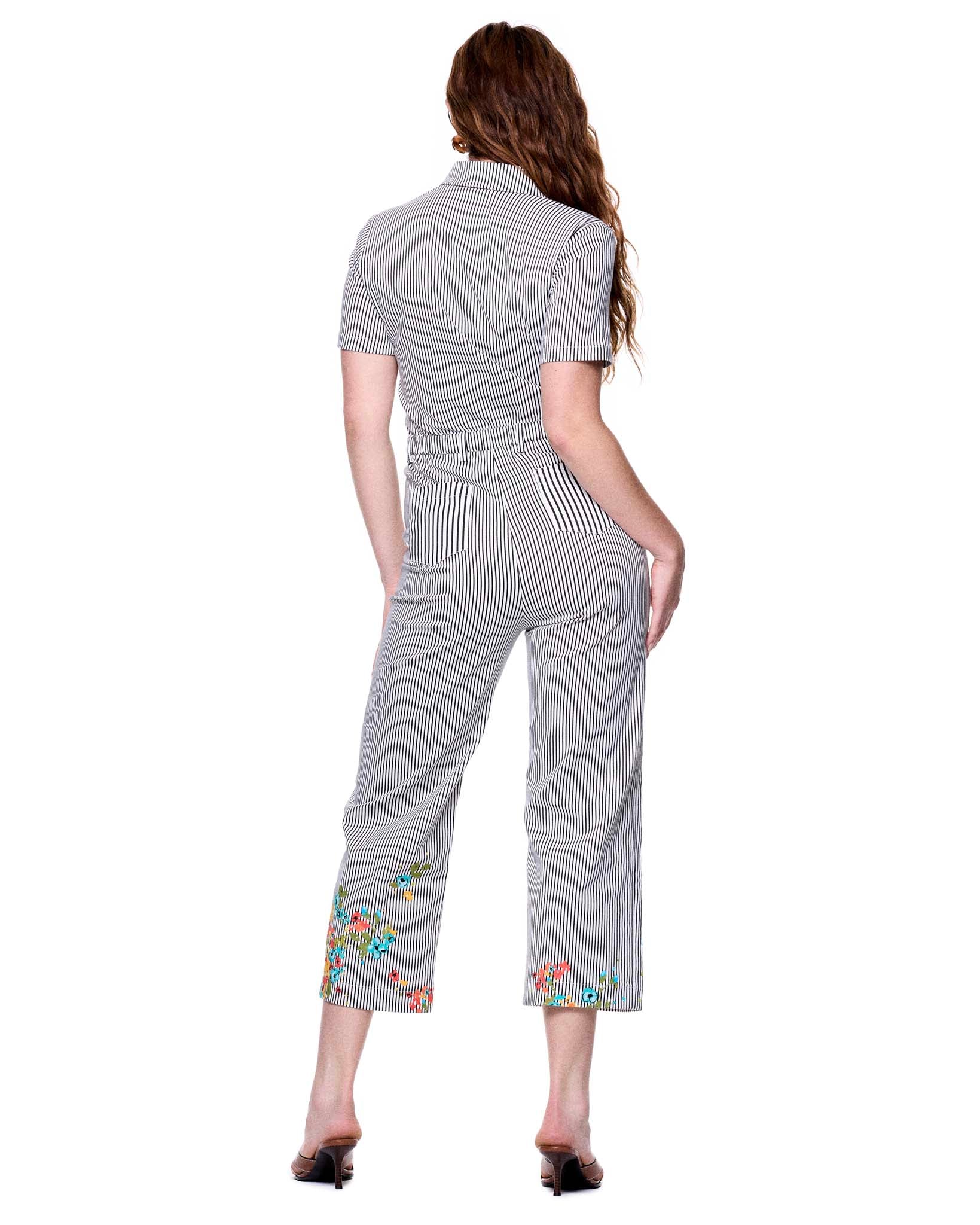 Heidi Jumpsuit | Nautical Summer Blooms