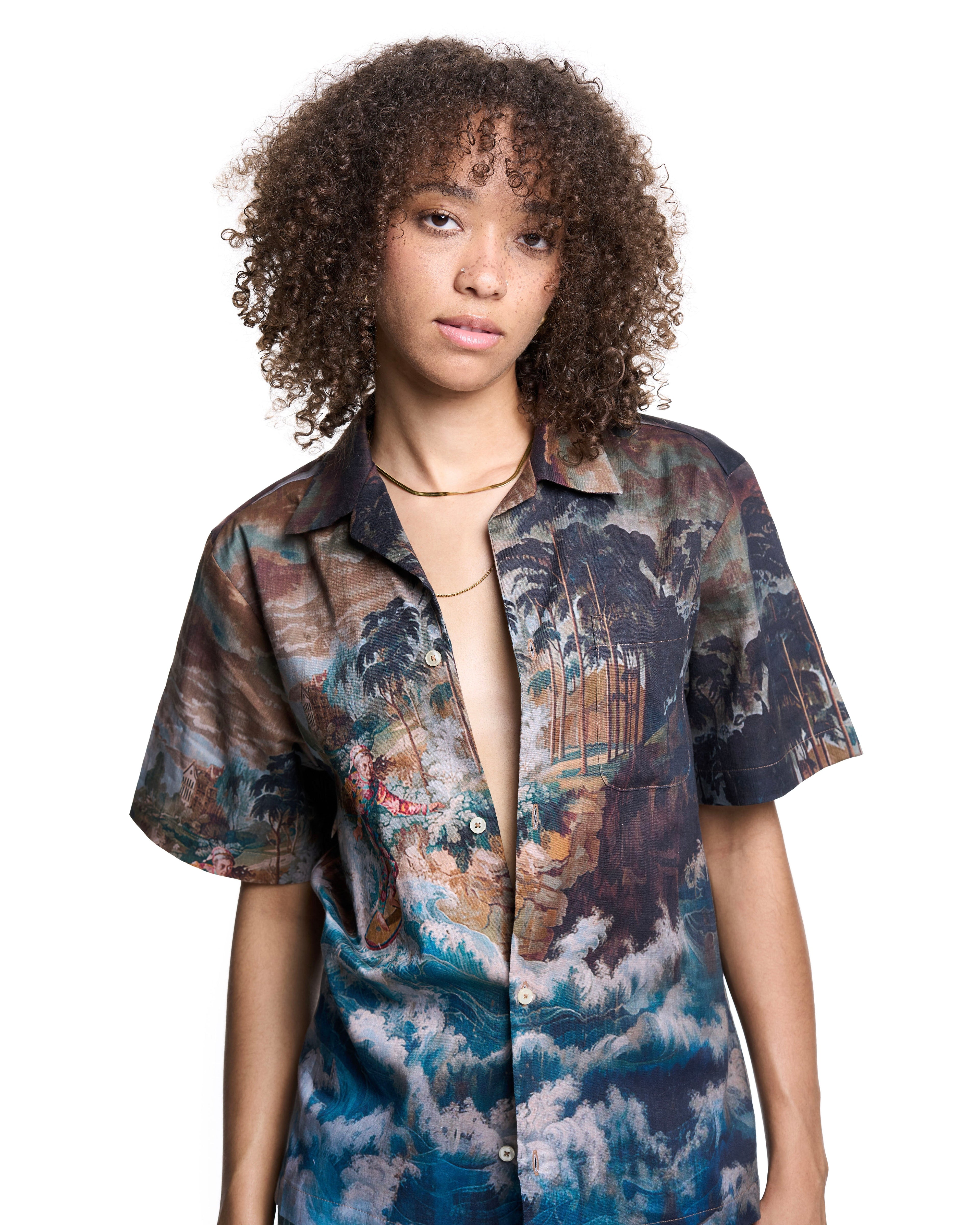 Daniel Camp Shirt | Blue Surfer