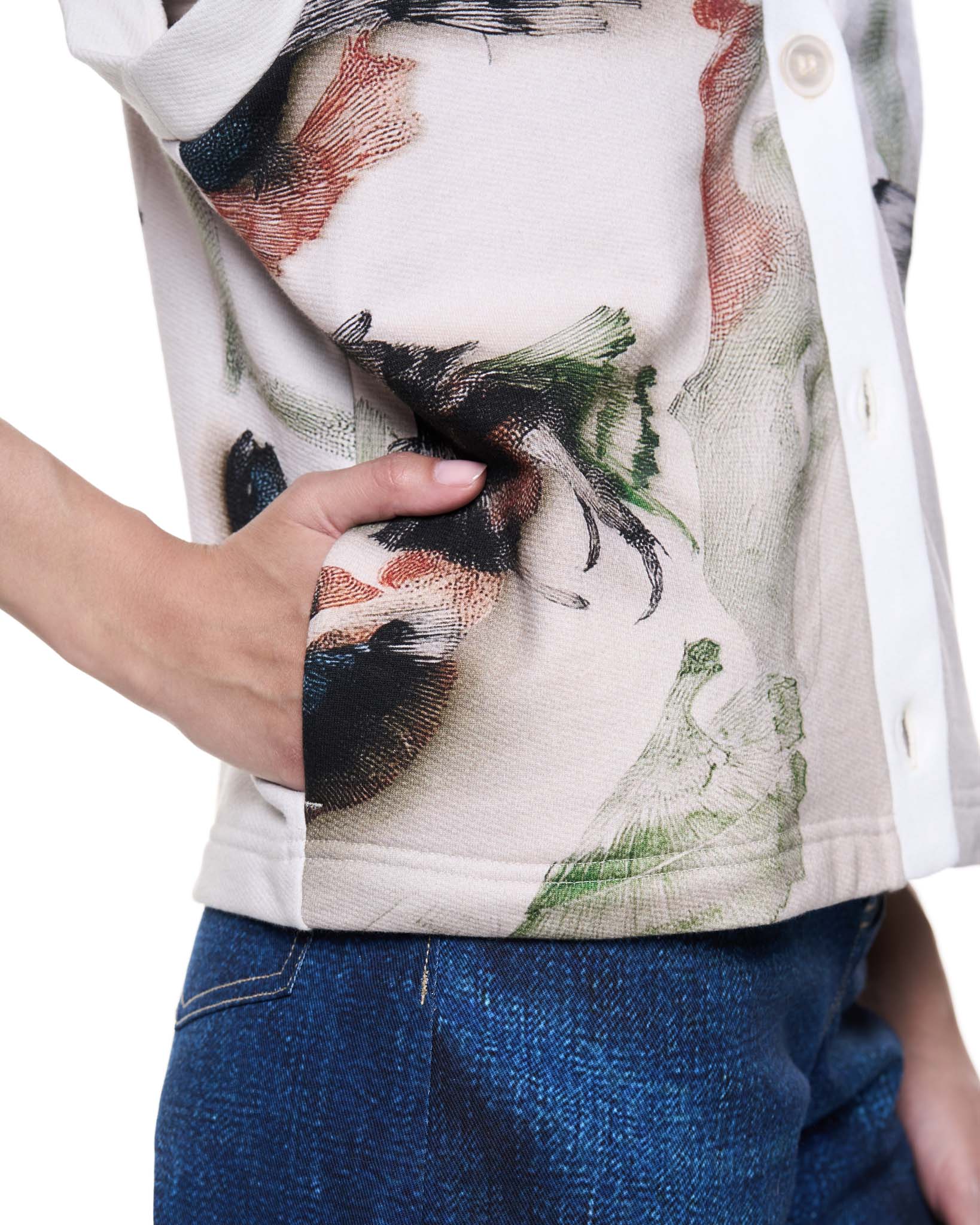 Kirby Vest | Paper Collage