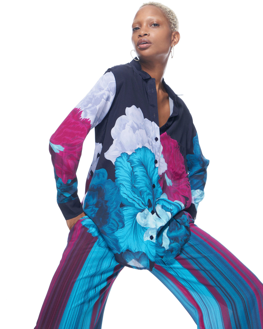 Billie Pant | Ocean Iris