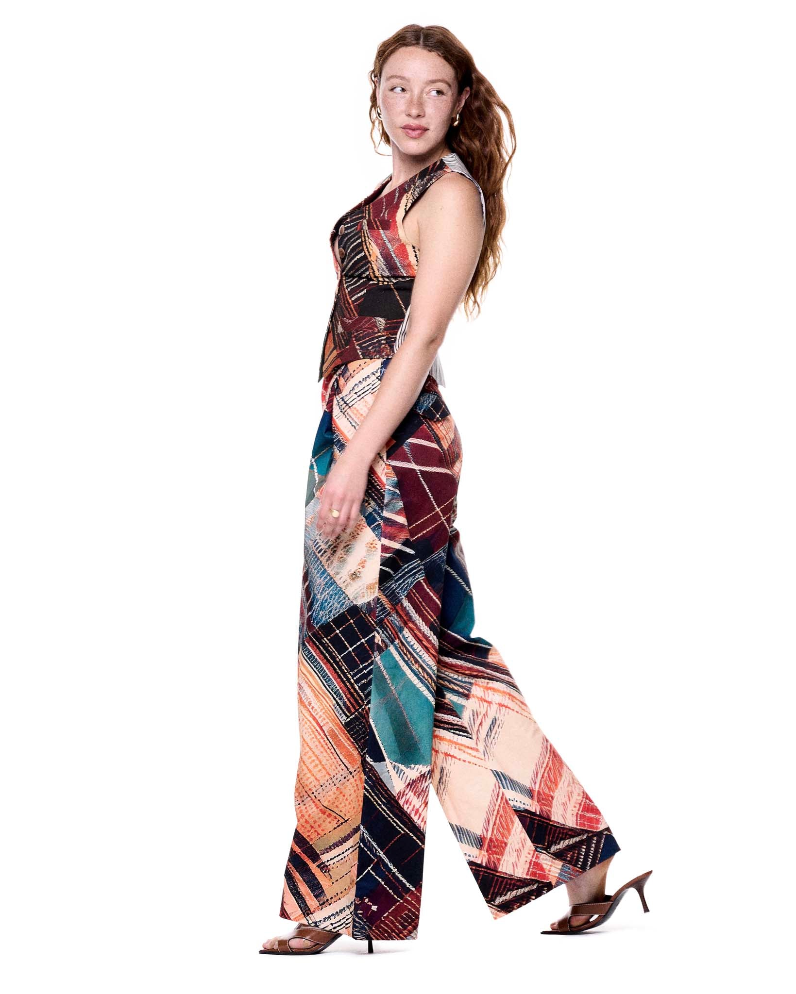 Leigh Trouser | Camp Plaid