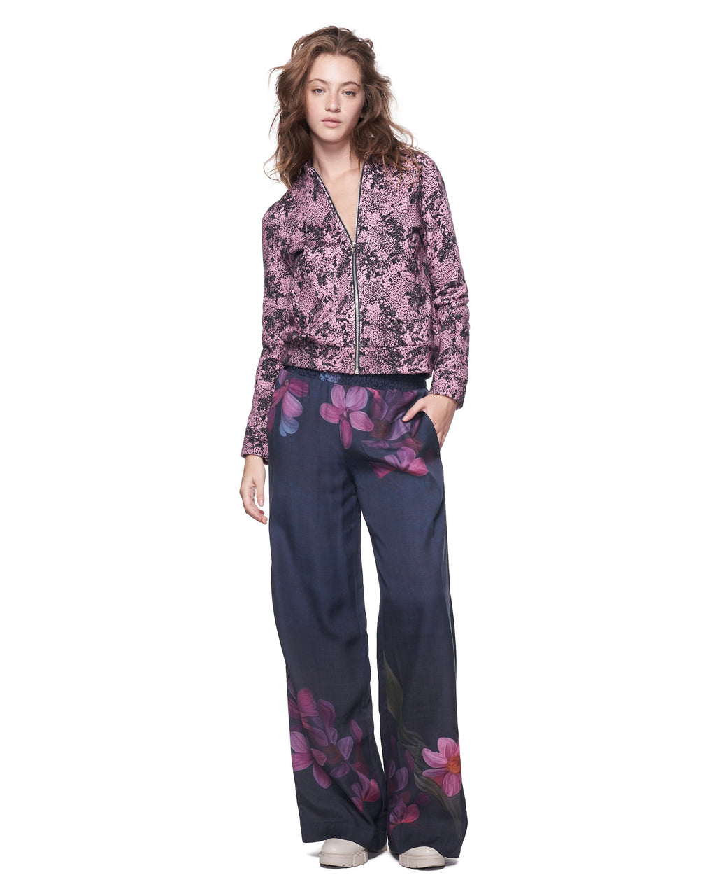 Billie Pant | Merlot Blooms