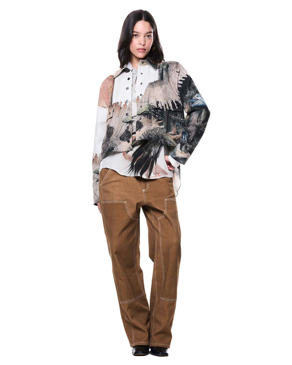 Mia Jacket | Paper Collage