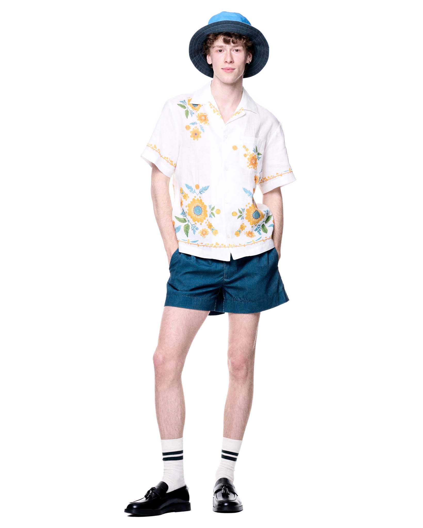 Daniel Camp Shirt | White Sunflower