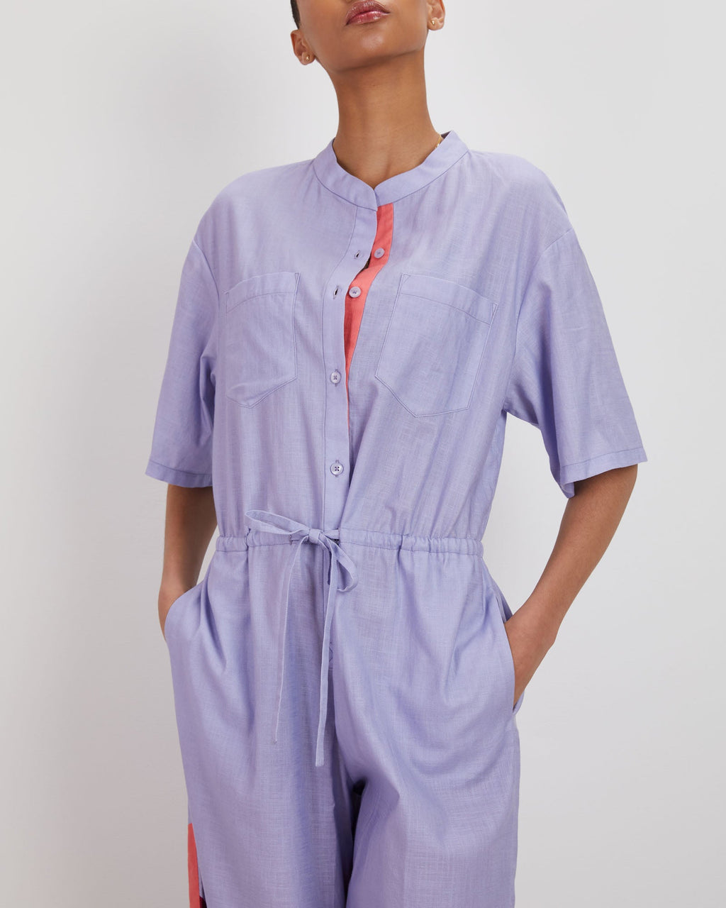 Issa Jumpsuit | Lilac Cut Paper