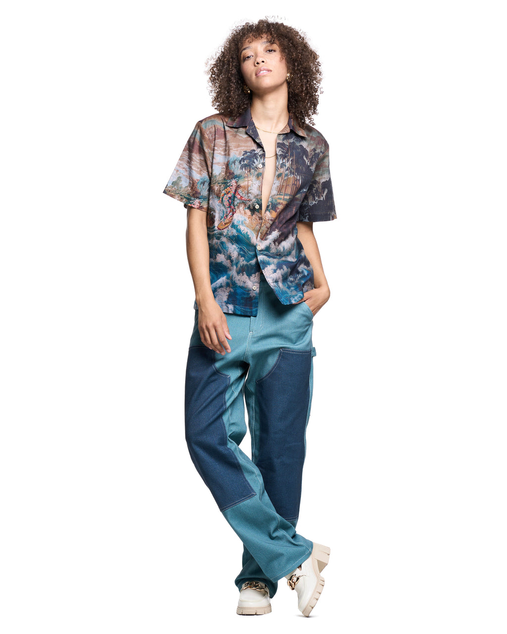 Daniel Camp Shirt | Blue Surfer