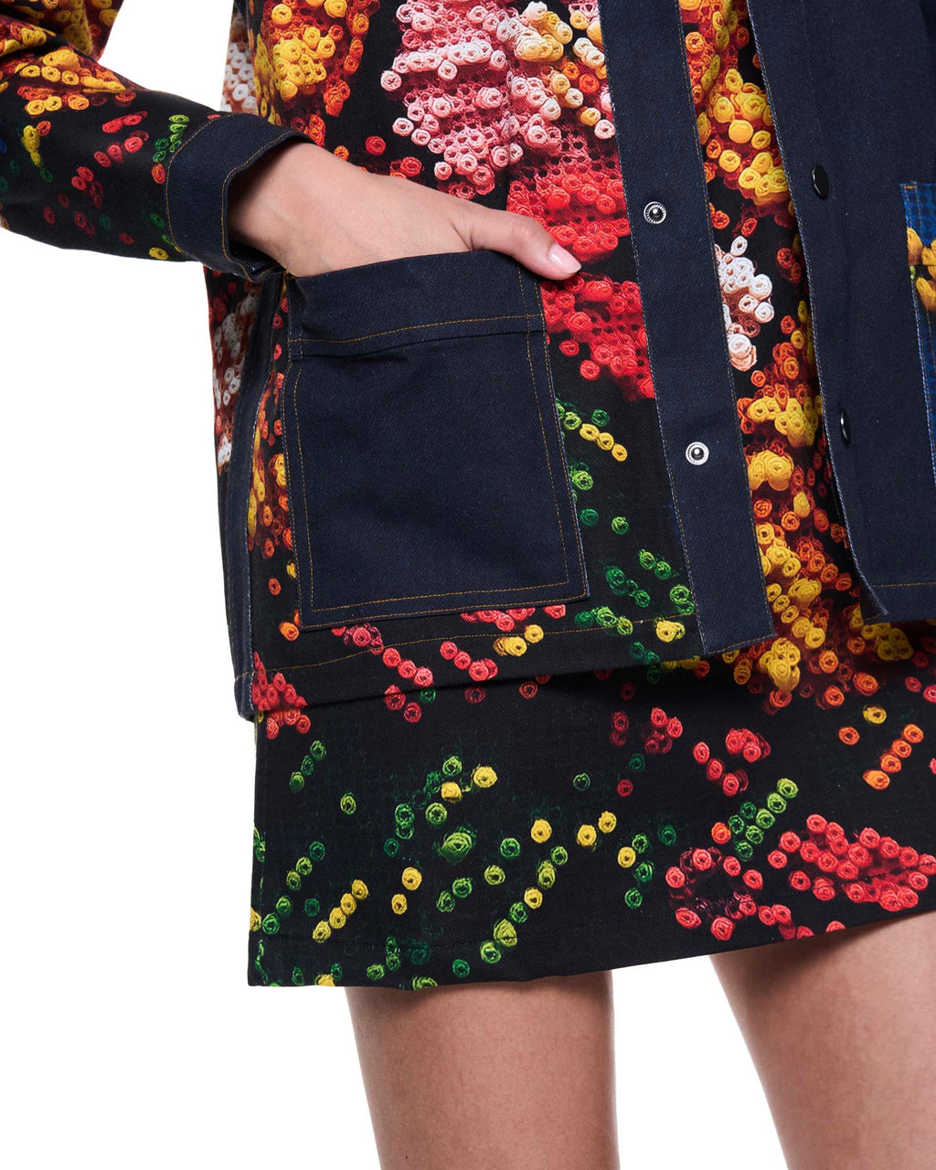 Painter's Jacket | Floral Perler Beads