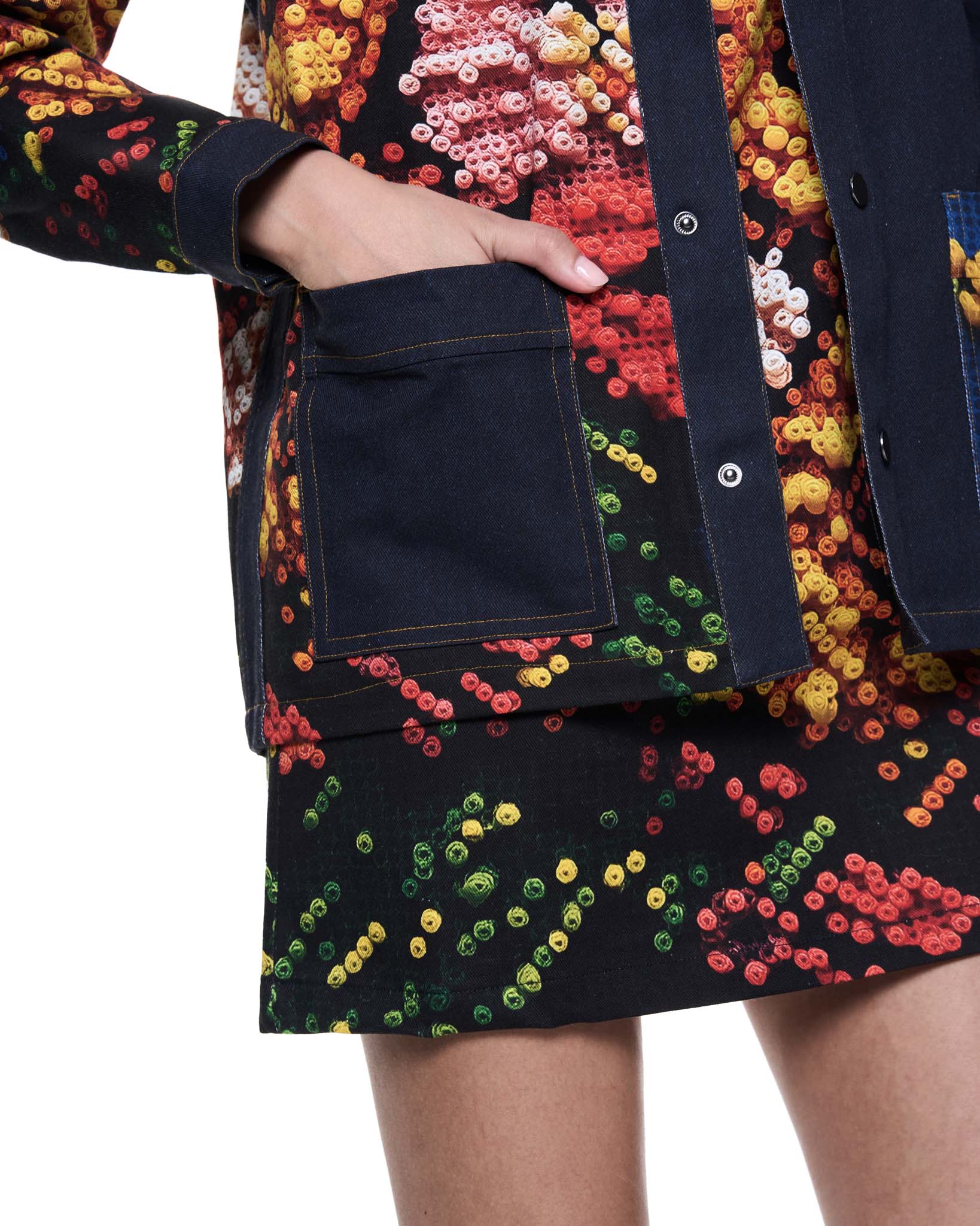 Painter's Jacket | Floral Perler Beads