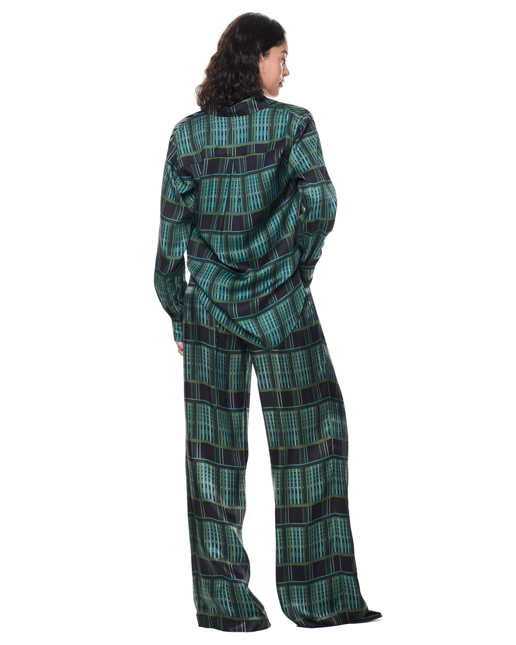 Annie Shirt | Hunter Plaid