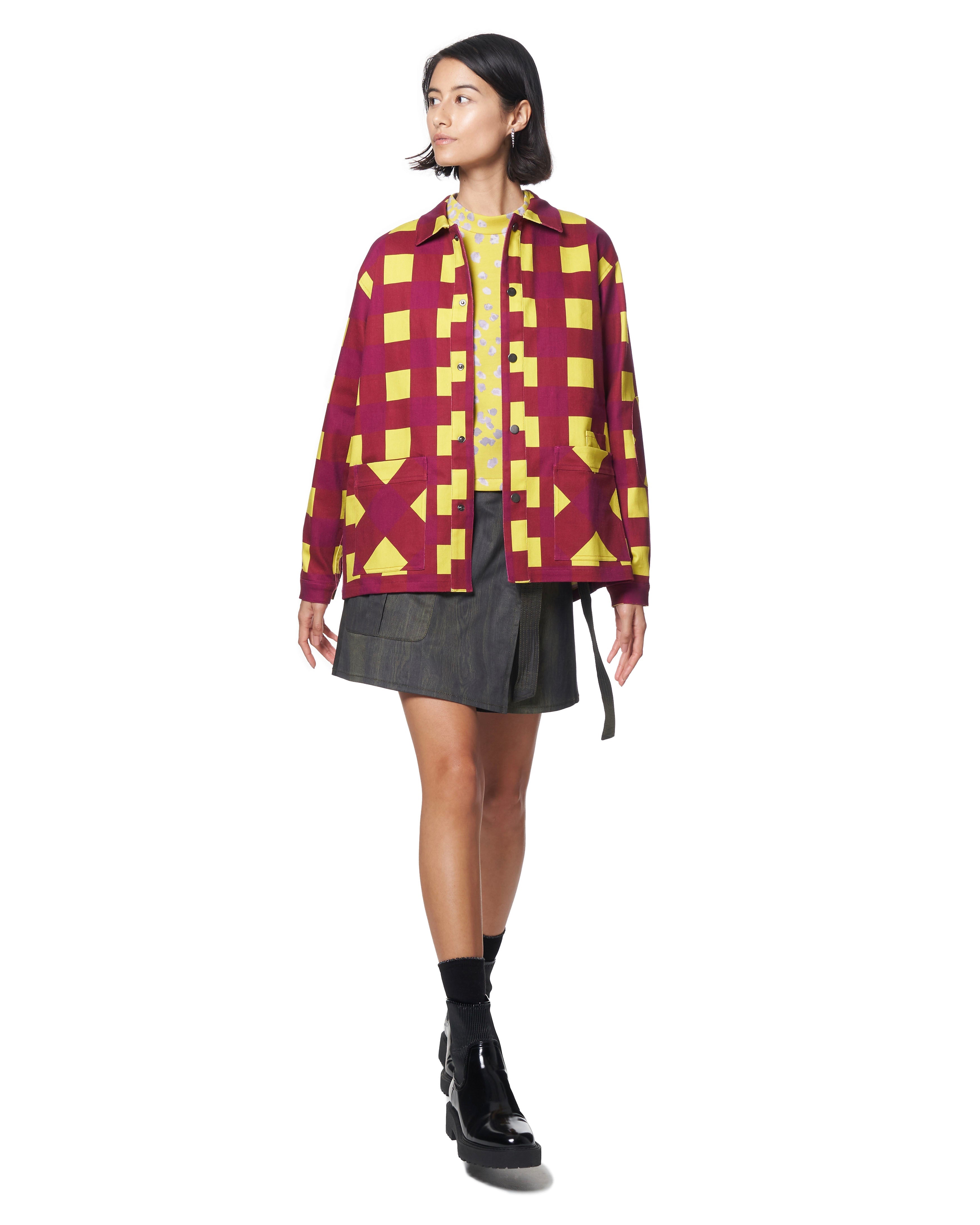 Painter's Jacket | Cerise Gingham