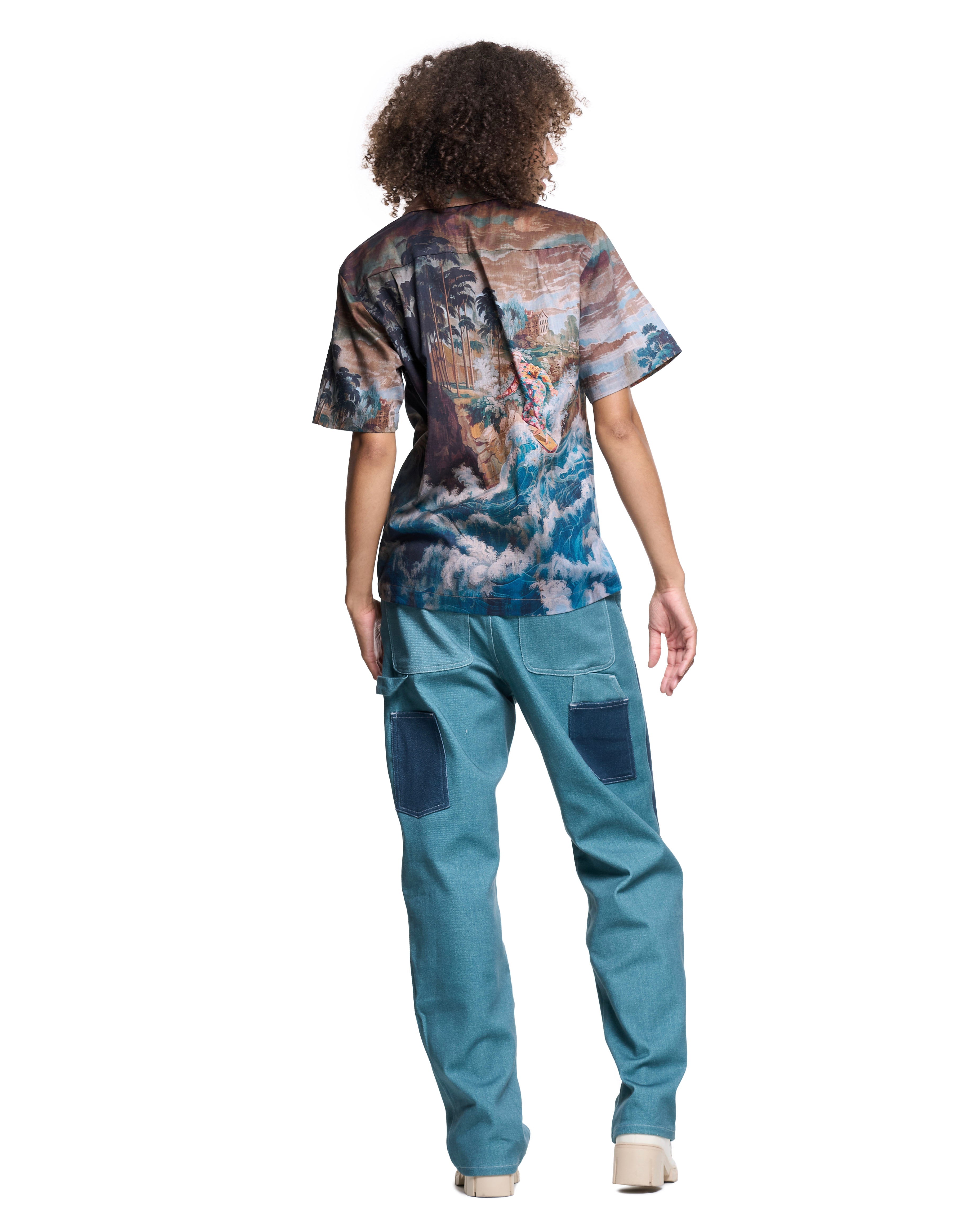 Daniel Camp Shirt | Blue Surfer