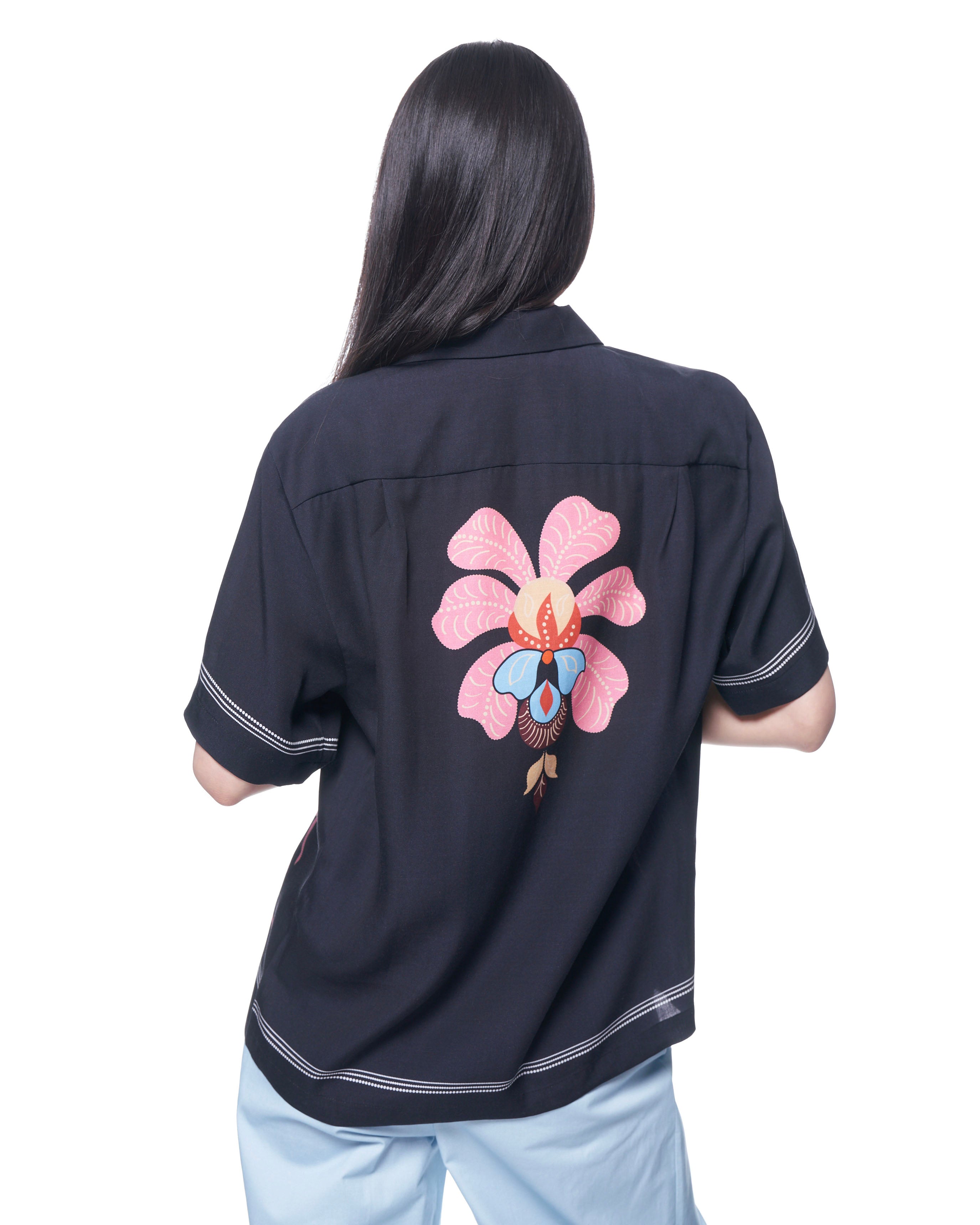 Daniel Camp Shirt | Black Scarab