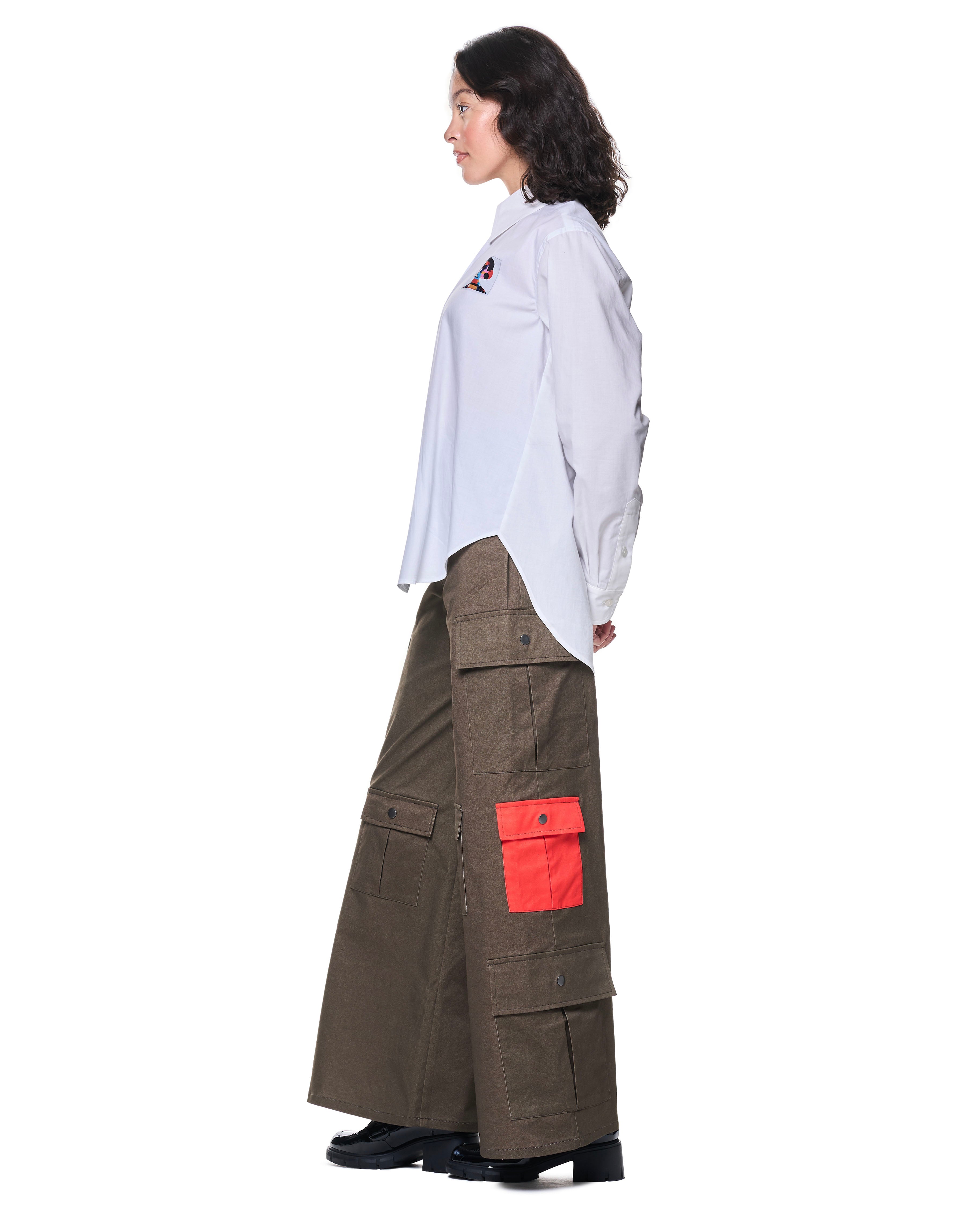 Annie Shirt | White Cross Stitch Character