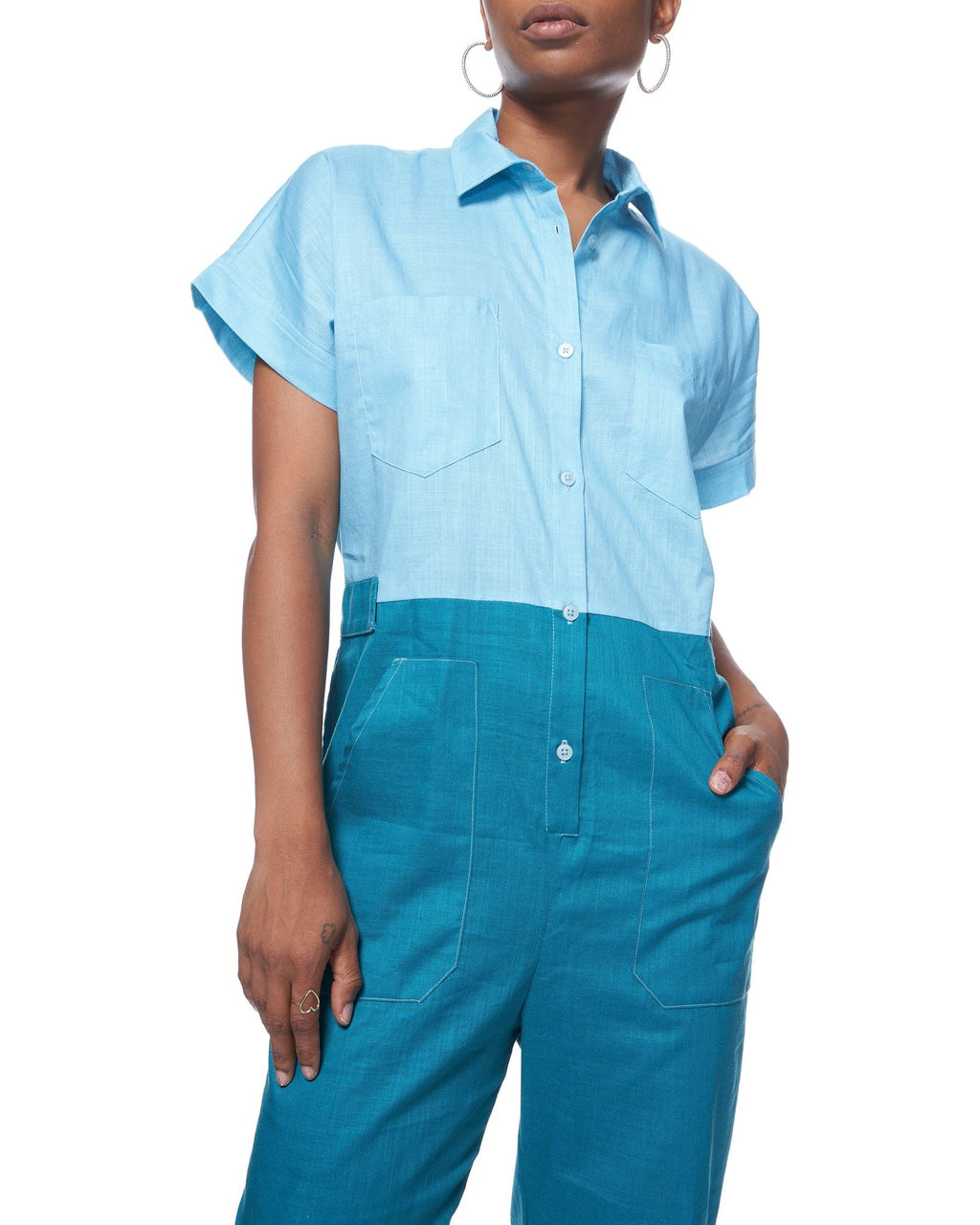 Dottie Jumpsuit | Clear Sky