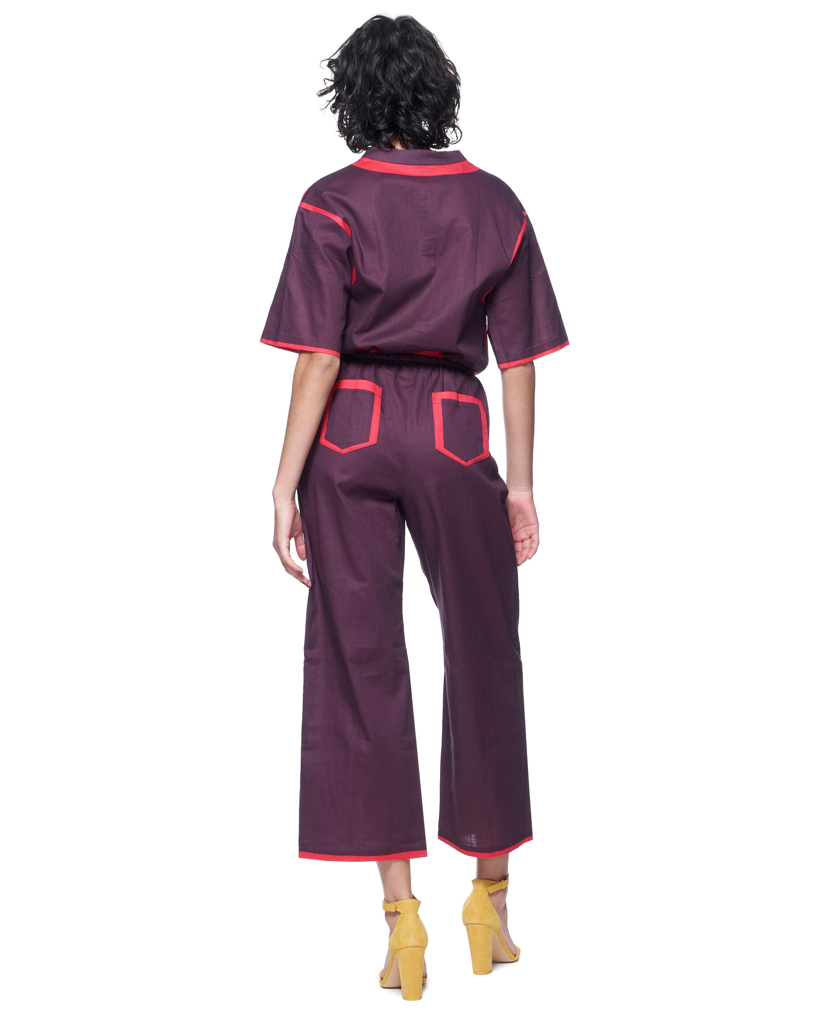 Issa Jumpsuit | Eggplant