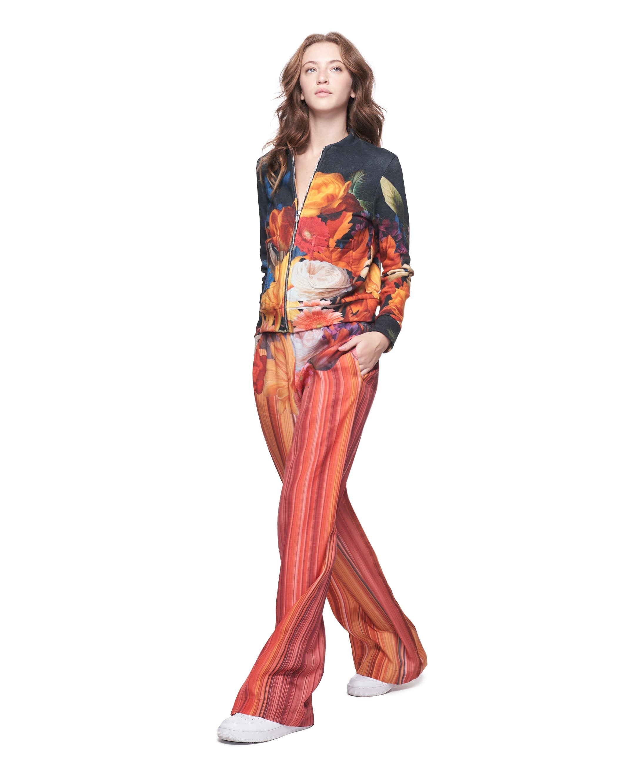 Billie Pant | Striped Bouquet