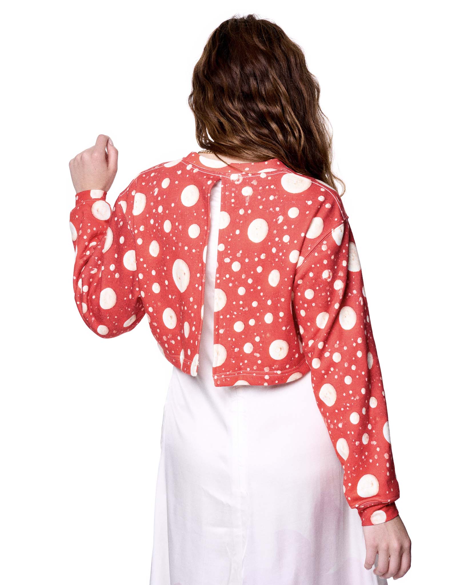 Emily Sweatshirt | Red Mushrooms