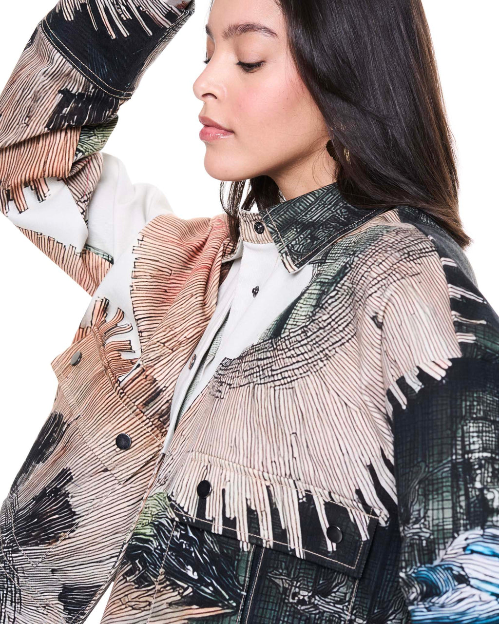 Mia Jacket | Paper Collage