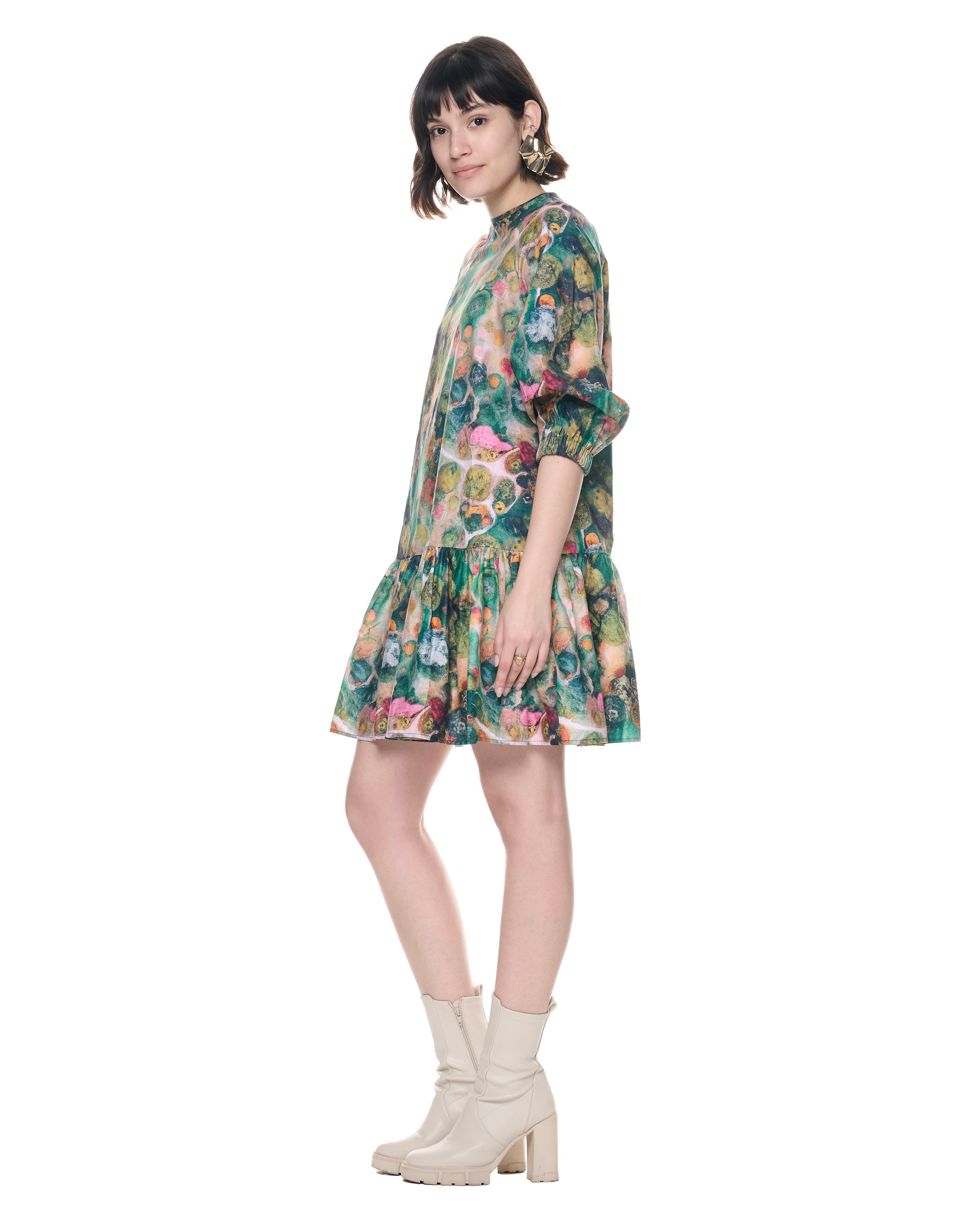 Jojo Dress | Green Aspergillus