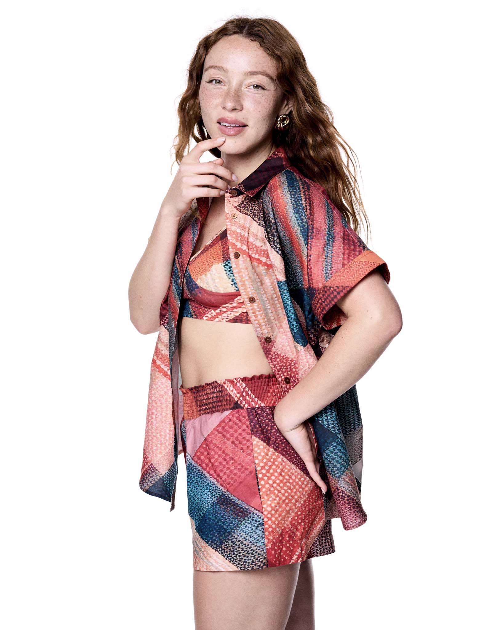 Dottie Shirt | Sunset Camp Plaid