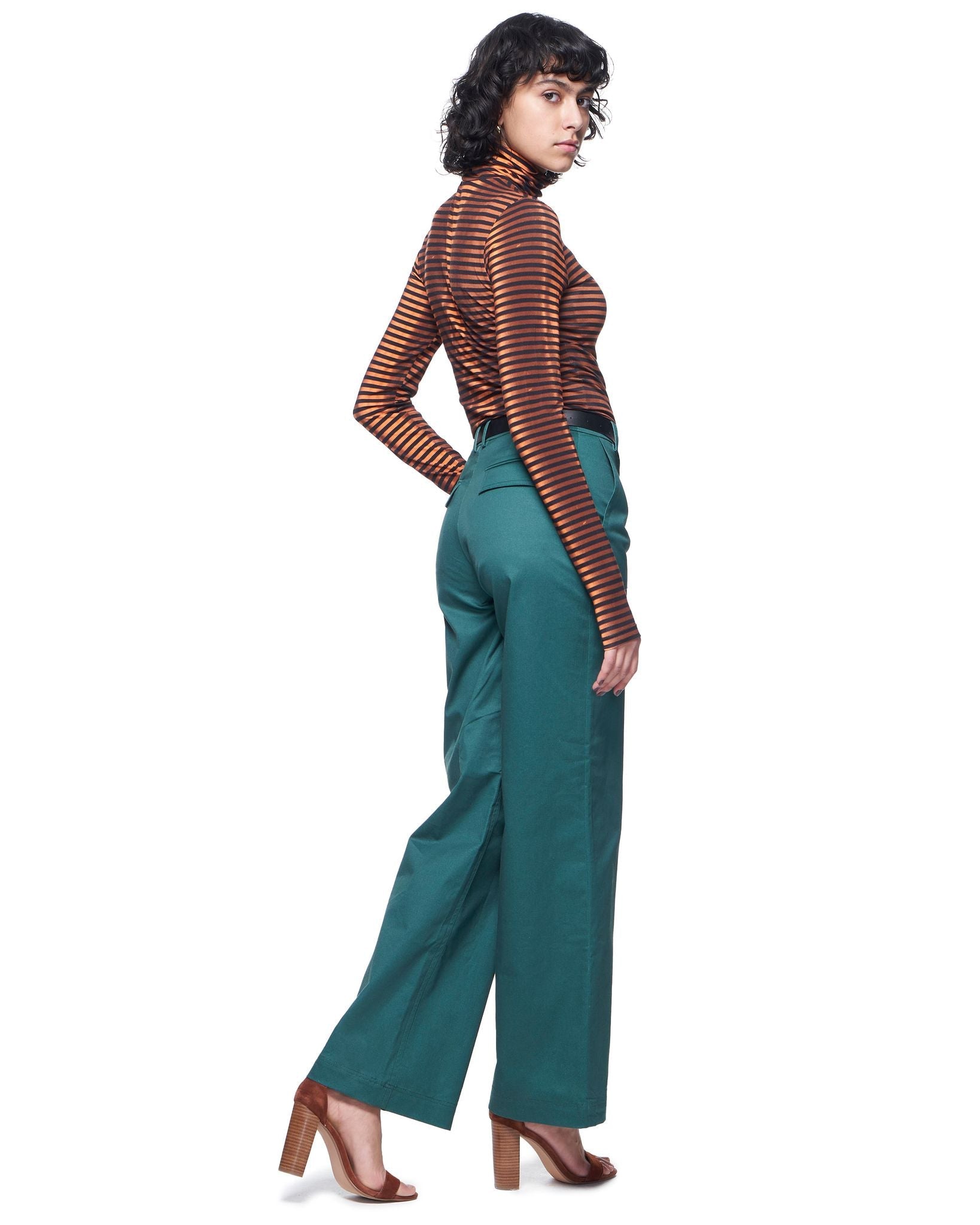 Turtleneck | Black Copper Stripe