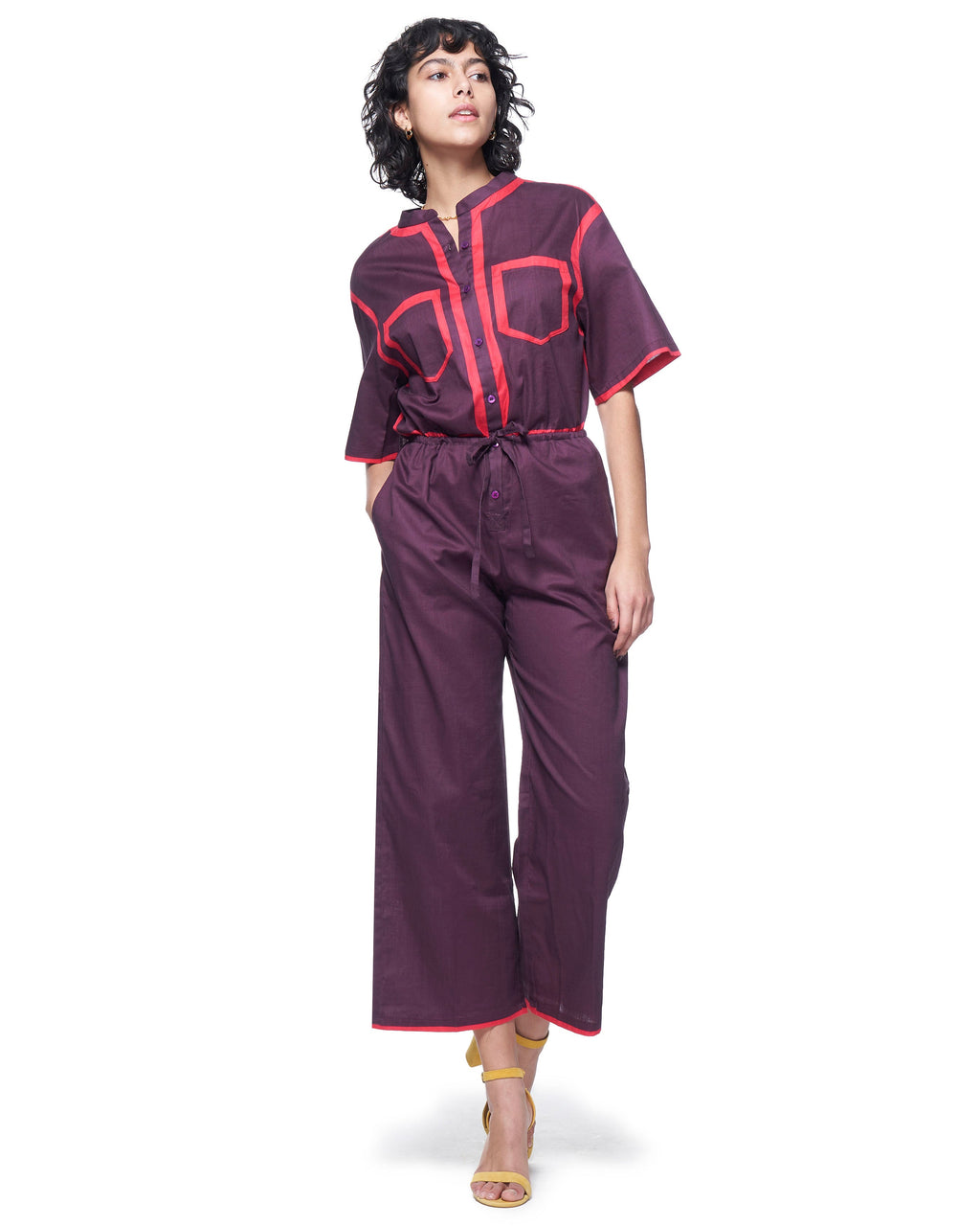 Issa Jumpsuit | Eggplant