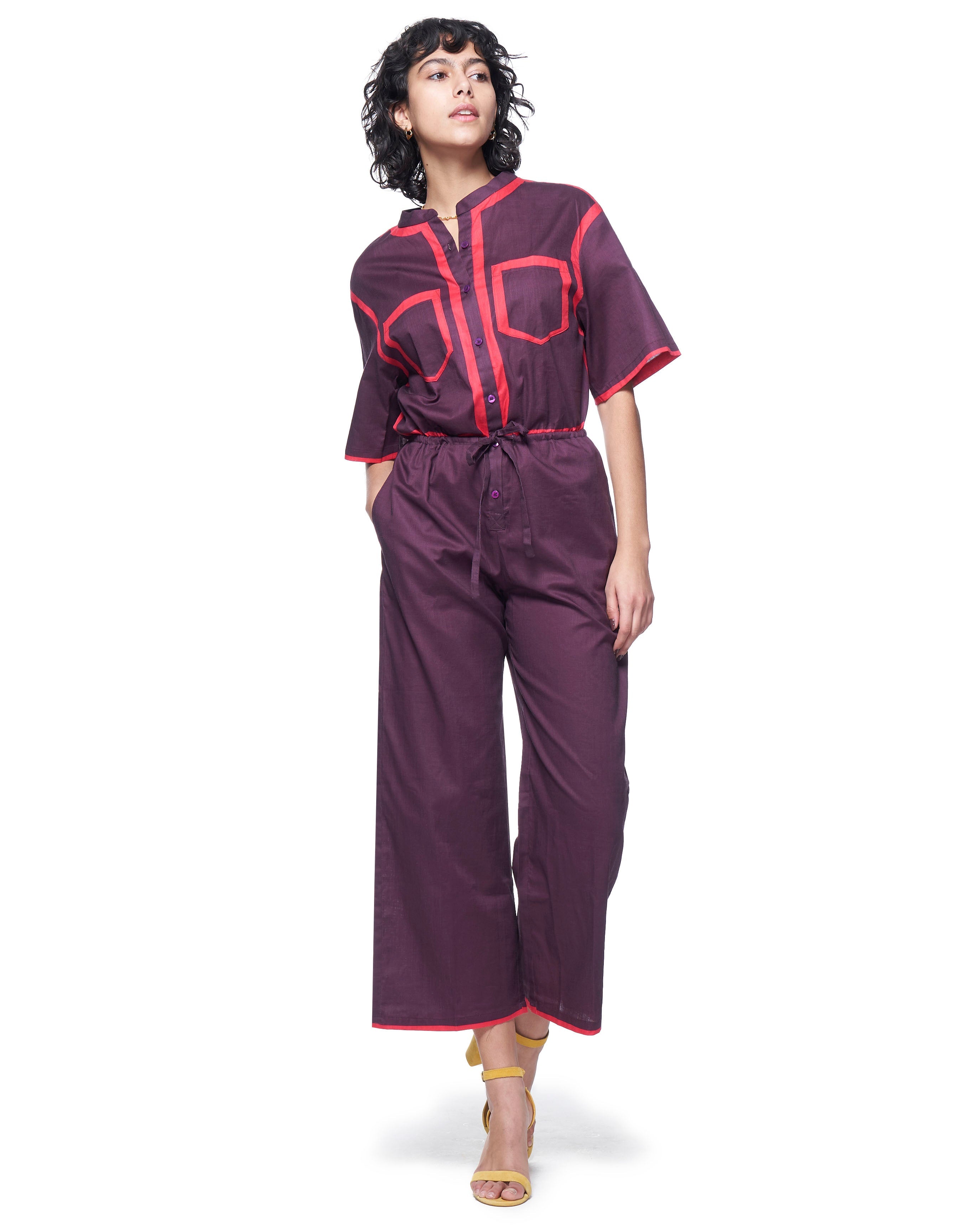 Issa Jumpsuit | Eggplant
