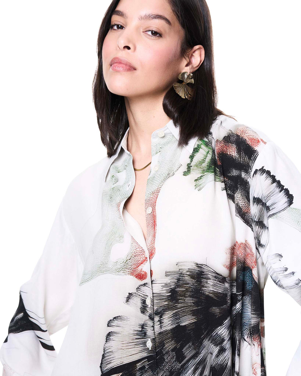 Annie Shirt | Paper Collage