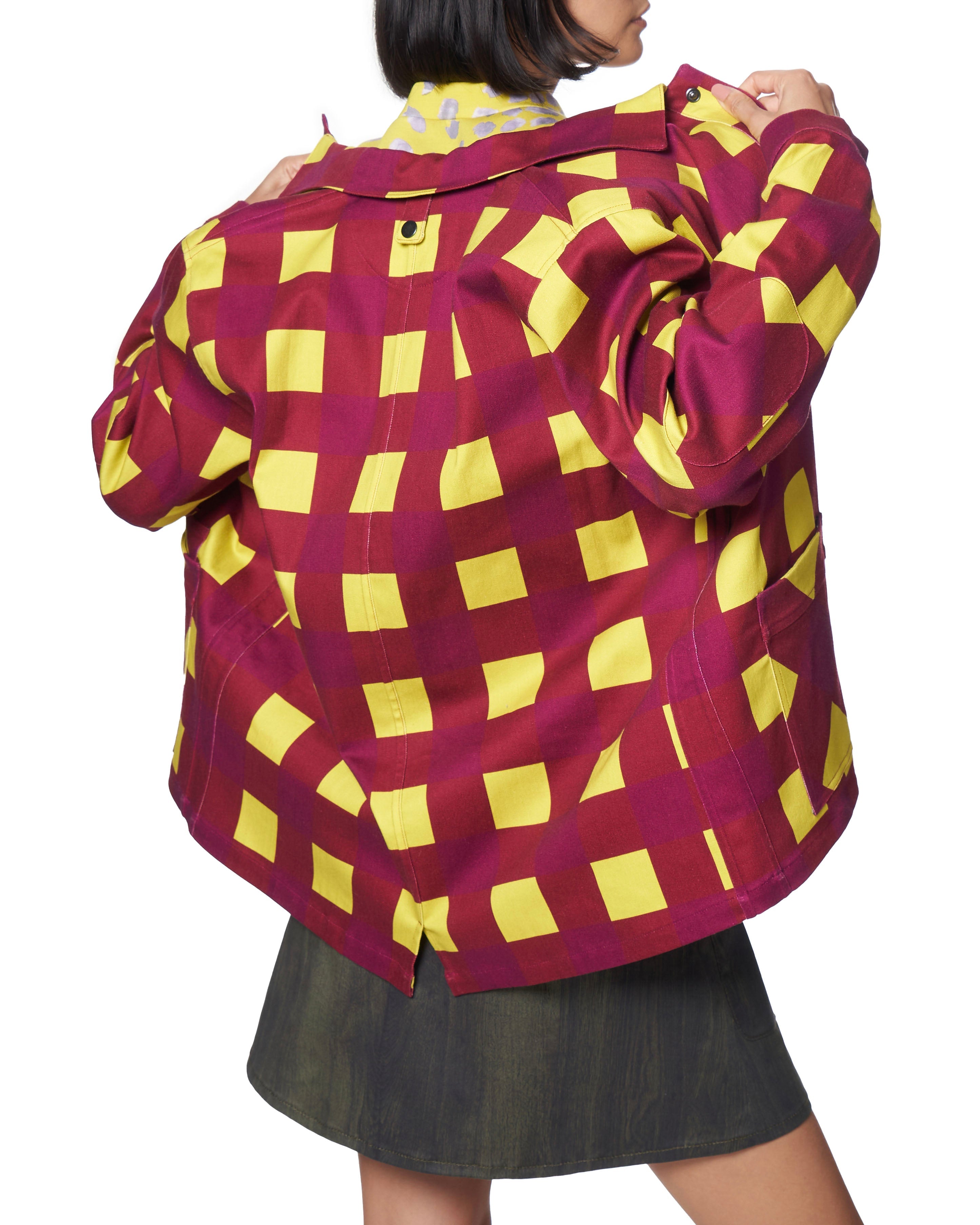 Painter's Jacket | Cerise Gingham