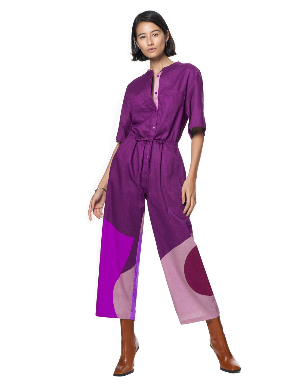 Issa Jumpsuit | Violet Cut Paper