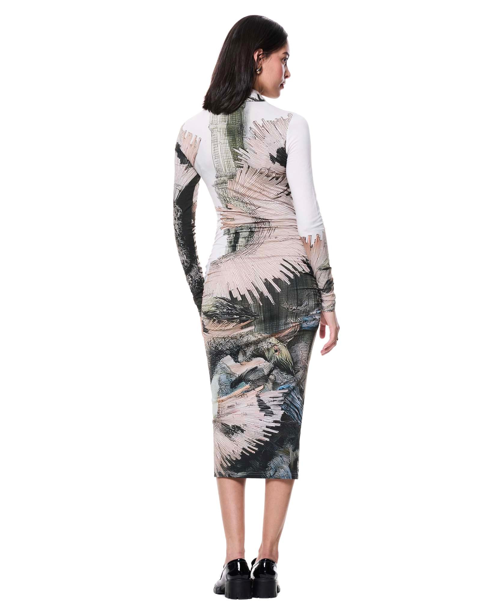 Natalie Dress | Paper Collage