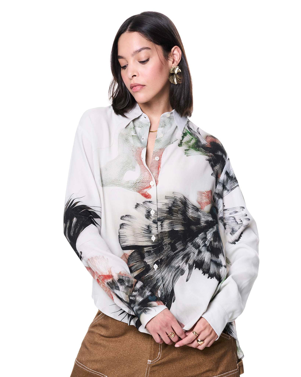 Annie Shirt | Paper Collage