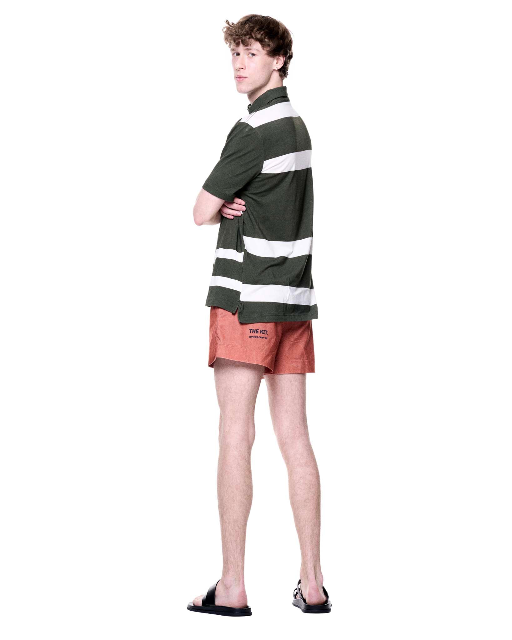 Kieran Polo | Green Camp Stripe