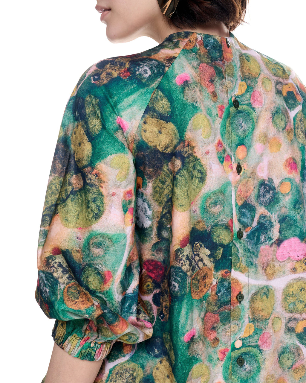 Jojo Dress | Green Aspergillus