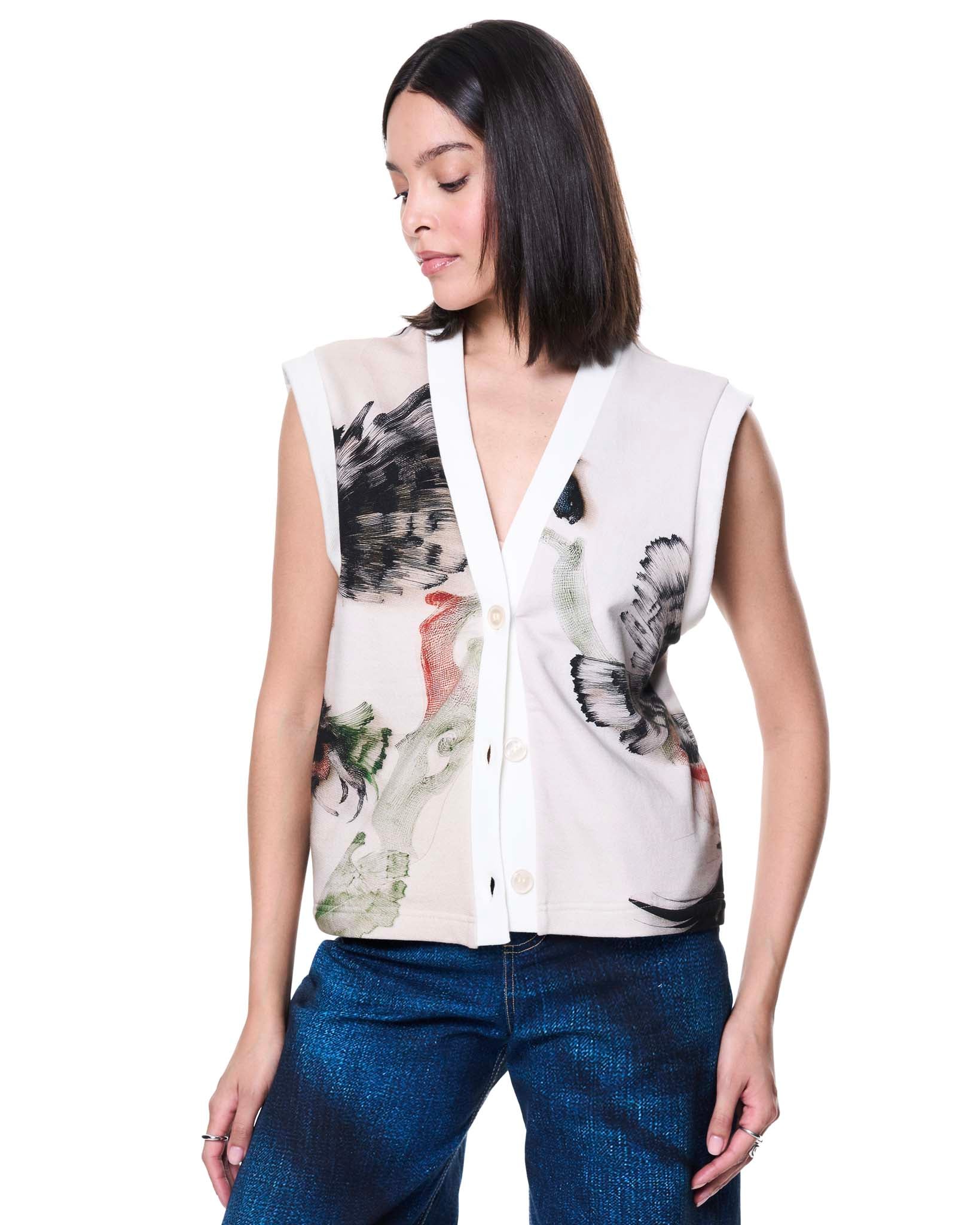 Kirby Vest | Paper Collage