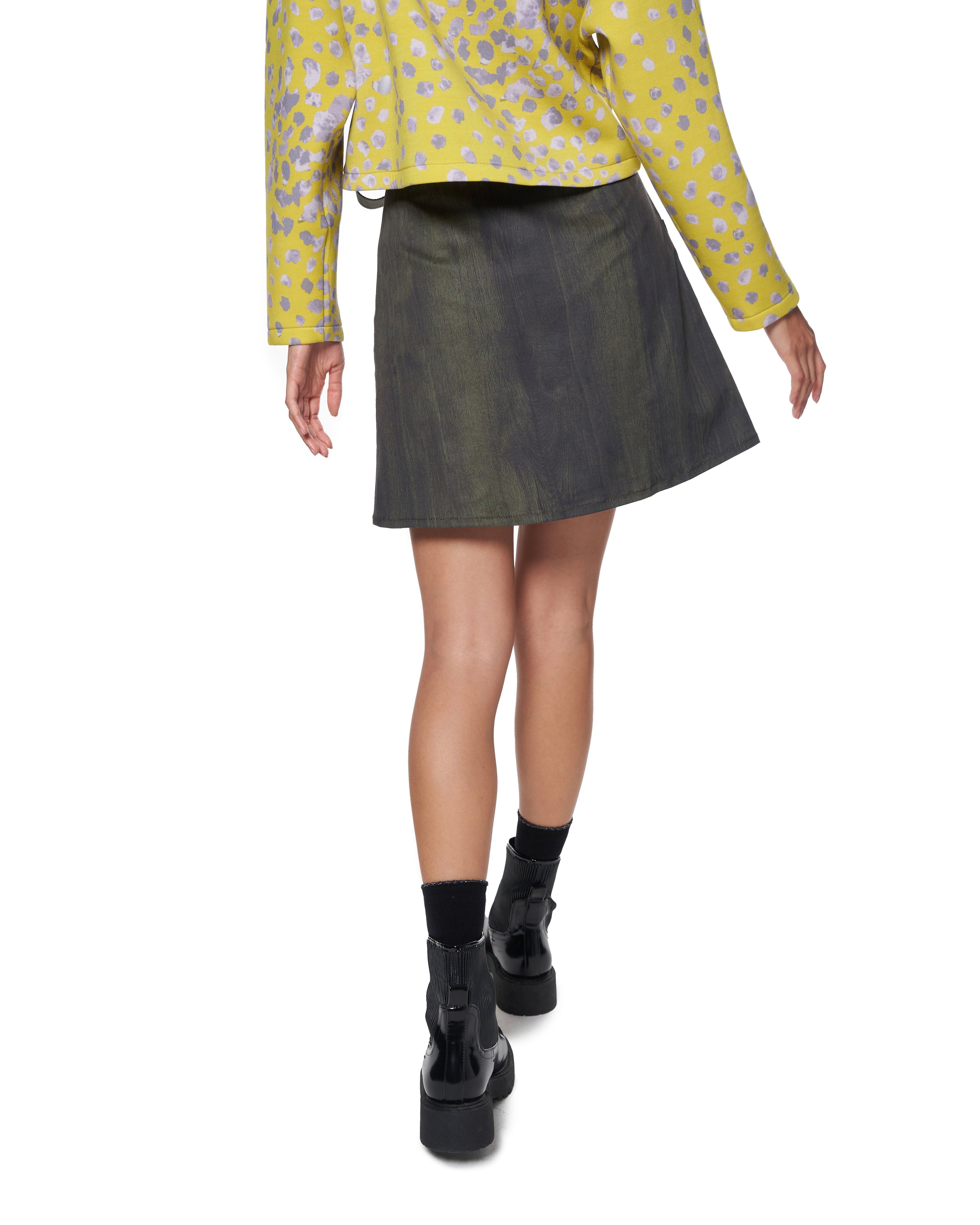 Cargo Skirt | Olive Grain